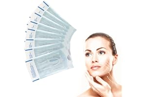 TUKNON Fil de Collagene pour Le Visage,Face Lift,Lifting Visage,Face Lifting Bande pour Le raffermissement de la Peau Visage de Levage de Fil de Soie au collagène Actif,Fils de Soie de Collagène pour Lifting