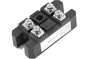 VIKYE Rectificador de puente, 100A 1600V Diodo monofásico Rectificador de puente de alta potencia 4 terminales ampliamente utilizados para fuente de alimentación