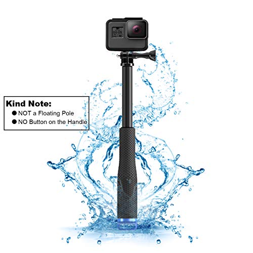 Luxebell Palo Selfie Stick Monopod Telescópico Ajustable para Gopro Hero 7 6 5, Session 5, Hero 4/3+/3/2- Negro