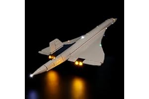 Hosdiy LED Lighting Kit - LED Light Kit for Lego-10318 - Compatible with (Concorde-10318) Model (Only Light, No Building Model) (Classic Light Kit)