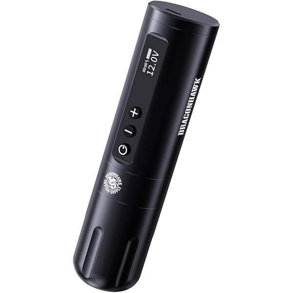 Dragonhawk X7 Tattoo Pen Machine - Wireless Rotary Gun With Smart