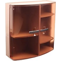 Nayasa Plastic Bathroom Cabinet | Storage Unit Cabinet (Grey, Big