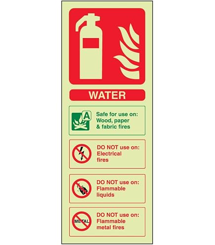 Vsafety Cartello 'In Caso Di Incendio Rompere Il Vetro' 100x150mm - Fotoluminescente, Verde, Conforme EN ISO 7010