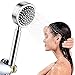 Produktbild Duschkopf Handbrause, Mopoin Duschkopf Dusche Set Filtration Handheld Brausekopf Aluminium Hochdruck Multifunktionsduschkopf Brause Massagewasser