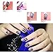 Anself 30 Color DIY Nail Sticker Nail Art Transfer Foils Sticker