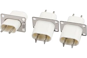 UXCELL sourcingmap Domowa elektroniczna kuchenka mikrofalowa Magnetron Filament Pin Gniazda 3 szt