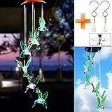 Windspiele - Wantfield LED Solar Windspiel Lichtsensor...