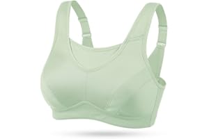 WINGSLOVE Sujetador Deportivo Mujer Shock Absorber Alto Impacto sin Aros Cómodo Sujetador Talla Grande