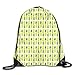 Produktbild gthytjhv Rucksack mit Kordelzug Bag Pineapple Pattern Art Rucksack for Gym Travel Color 02 Lightweight Unique 16.9x14.2