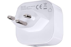 KEPLE Swiss Switzerland Szwajcaria CH adapter wtyczka podróżna typu J do UE europejski typ C E F gniazdko elektryczne do Spain ES France FR Italy Italian IT Germany DE Portugalia Denmark Dania Grecja 3 Pin