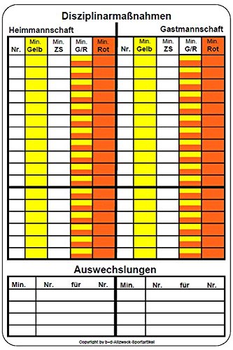 b+d Spielnotizkarten Fußball NEUE GENERATION 50 Stück - 3
