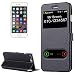 Produktbild SANHENGMIAO COVER È adatto per iPhone Für iPhone 7 Plus Solid Color Horizontal Flip Case mit Anrufanzeige-ID und Greifer und magnetischer Schnalle (Farbe : Schwarz)