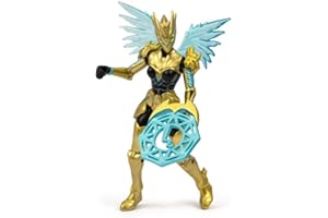 GORMITI THE NEW ERA Gormiti, Figurine articulée 15 cm, Gormiti avec Arme, Modèle Air - Skye, pour Les Enfants à partir de 4 Ans, GRV201, Multicouleur