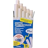 Giotto Robercolor Chalk White 10 Pack