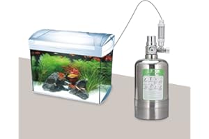 LYEAA Système générateur de CO2 en carbone, 1 L/2 L, réacteur de dioxyde de carbone pour aquarium, kit de générateur de CO2 pour plantes, aquarium, kit de système de générateur de CO2