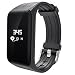 Produktbild ForU-1 Wasserdichter Herzfrequenz-Schlafüberwachung Fitness-Tracker Smart-Armband (schwarz)