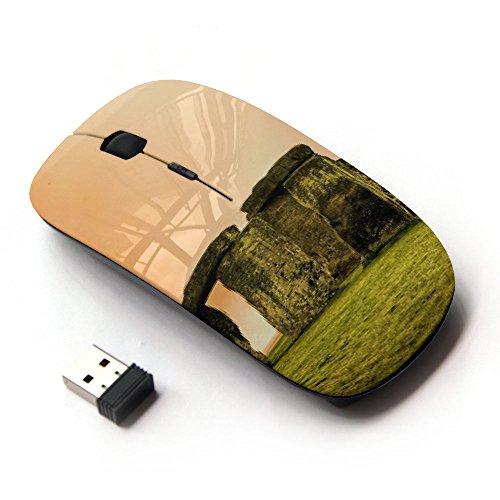 détail Graphic4You Stonehenge Angleterre Carte Postale Souris Optique Ergonomique Sans Fil 2.4 GHz