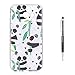 Produktbild Grandoin Galaxy A3 2017 HandyHülle, Süßes Muster Transparent Ultra Dünn Weiche TPU Silikon Schutz Handy Hülle Handytasche Etui Schale Schutzhülle Case Cover für Samsung Galaxy A3 2017 - Panda