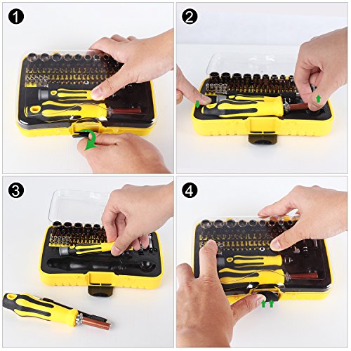 InnoGear 71-1 schraubendreher set professionell magnetische schraubenzieher haushalt elektronik reparaturtool für handy, tablet, pc, laptop - 8