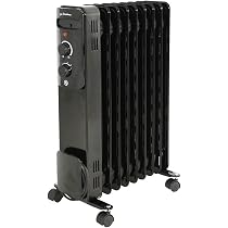 Jack Stonehouse Oil Filled Radiator 2000W/2KW 9 Fin Portable Electric Heater  – 3 Power Settings, Adjustable Thermostat, Overheat Protection Safety Cut  Off-Black, 2KW : Amazon.co.uk: DIY u0026 Tools