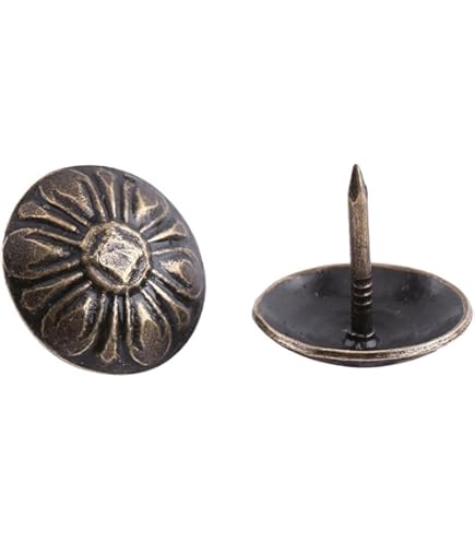 Hoch Gewölbter Polsternagel 25,0 X 8,5 Bronce Renaissance - Poliert