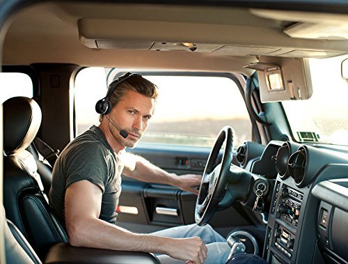 FRiEQ Cuffie Auricolare Multipoint con Cancellazione di Rumori universale Wireless e Bluetooth (4.0), 30 Ore di conversazione con Microfono incorporato per iPhone 6 / 5s / 4 / 4s, LG, Sony, Blackberry, Samsung, HTC, Nokia, Smartphone - Compatibile con tutti i dispositivi Bluetooth