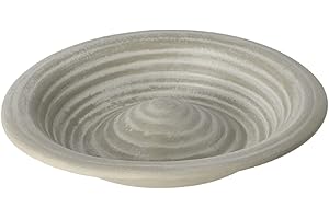 Esschert Baignoire Design pour Oiseaux en céramique Gris