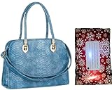  italy gownplanet , Damen Umhängetaschen, türkis - blau - Größe: Medium