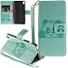 Produktbild Neu ISENPENK Sony Xperia XA Hülle Leder [Grün] bookstyle Wallet Magnet,Tiere Muster 3D Panda Sony Xperia XA Tasche Flip Case Handyhülle Lederhülle 3-in-1 Bookstyle Geldbörse Tasche,Ständer Standfunktion Schutzhülle Tasche Credit Card Slots