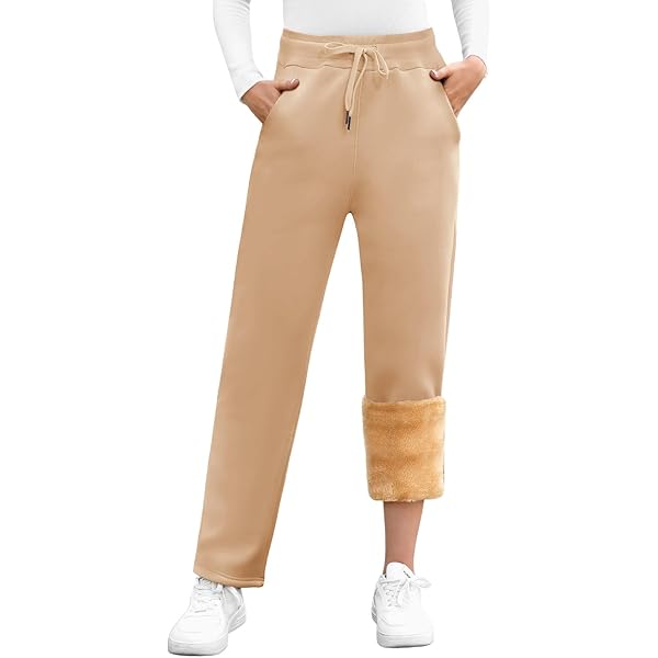SEAUR Winterbroek voor kinderen, gevoerd, winterthermobroek, dik warm, vrijetijdsbroek, kleinkind, joggingbroek met elastische tailleband, vrijetijdskleding, streetwear - EU 80-152, zwart, 92-98