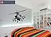 Price comparison product image Gamer Style Apache Helicopter with Tag wall art Gamer Military mw3 ps3 xbox mural (550mm x 450mm)
