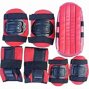 NAGORY Kids Safety Protetive Guard Skating, Cycling Kit Skating Protection Guard Set (Head,Knee,Elbow & Palm Guard, Set of 7 Pcs)