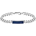 Lacoste Men's SET&MATCH Collection Chain Bracelet Embellished with petit piqué pattern - 2040097