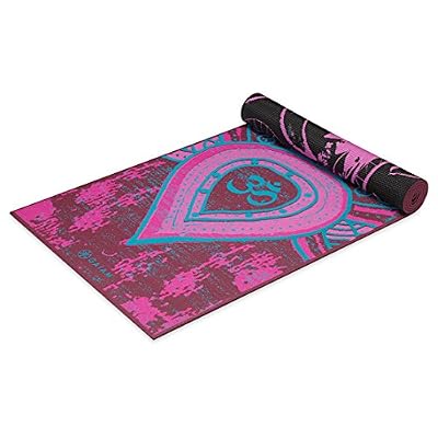 Gaiam 62031 Tapis de Yoga Mixte Adulte, Noir, 6mm