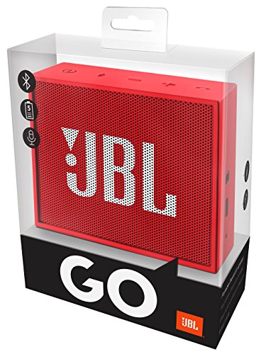JBL Go Ultra Wireless Bluetooth Lautsprecher (3,5 mm AUX-Eingang, geeignet fÃ¼r Apple iOS und Android Smartphones, Tablets und MP3 gerÃ¤ten) rot
