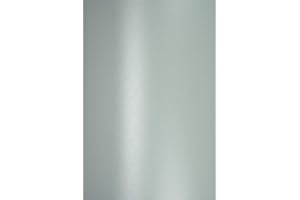 Netuno 10x Perlmutt-Azur-Blau Bastel-Papier DIN A4 21 x 29,7 cm 120g Majestic Damask Blu Feinpapier glänzend Perlglanz-Papier Effekt-Papier für Hochzeit Geburtstag Weihnachten Taufe