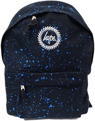 Hype Backpack Rucksack Bag - Splatter Black / Sky