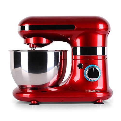 Klarstein TK18-Serena Rossa Küchenmaschine 600 W, rot - 3
