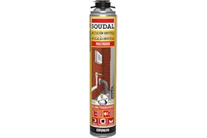 Soudal 23115798 – Mousse polyuréthane. 750ml Pistolet 23115798 Cranberry