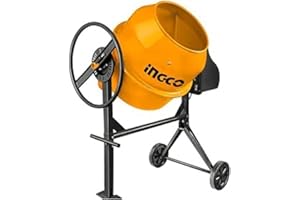 BETONIERA ELETTRICA 180LT - 800w - ghiera in ghisa - Motore a induzione in alluminio - INGCO CM30-1E