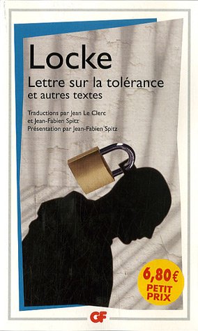 couverture de : LETTRE SUR LA TOLERANCE