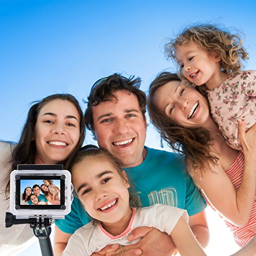 APEMAN Einbeinstativ VerlÃƒÂ¤ngerungsstange Selfie Stick fÃƒÂ¼r apeman Actionkamera A66/A60/A70/A80 und Smartphones