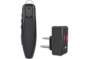 radtel Walkie Talkie Bluetooth Headset PTT earpiece Handfree Wireless Headphone Mic Compatible with BaoFeng UV-5R BF-88E Quansheng UV-K5 RT24 Kenwood RT-490 RT-470X Two Way Radio (Updated)