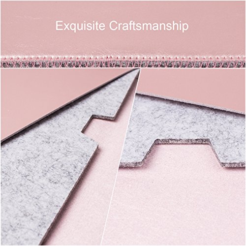 WALNEW 13 MacBook Pro 13 Zoll  A1706 A1708  Ver  ffentlicht in 2016 2017  Schutzh  lle  H  lle Sleeve Case  Cover  mit Zwei-Taschen-Design mit Gesch  