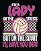 Produktbild I'm A Lady In The Streets But On The Court I'll Have You Beat: Volleyball Notebook Back to School 7.5 x 9.25 Inches 100 College Ruled Pages for Women Girls Teens Female Players Notepad Journal