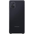 Samsung Original Galaxy A71 Soft Touch Silicone Cover/Mobile Phone Case - Black