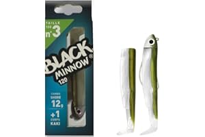 FIIISH 2 x PACKS of Black Minnow 120 Combo Shore 12g – Khaki