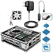 Produktbild Miuzei Raspberry Pi 3 b+ Gehäuse mit 5V 3A Netzteil, Lüfterkühlung, 3 × Aluminium Kühlkörper, USB Kabel mit EIN/Aus Schalter Kompatibel mit Raspberry Pi 3B+, 3B 2 Model b