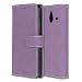 Produktbild Microsoft Lumia 640 XL Hülle, Chreey Matt Leder Tasche Retro Handyhülle Magnet Flip Case mit Kartenfach Geldbörse Schutzhülle Etui [Lila]