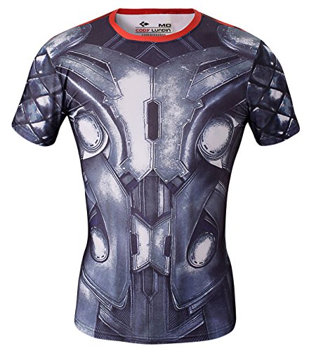 Cody Lundin Men's Gym Superhero Black Panther T Shirt And Fitness Skinny Leggings Set Long Exercise Outfits - View #7